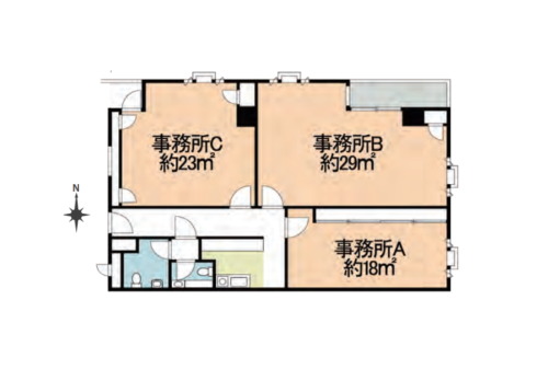 収益3階区分店舗・事務所